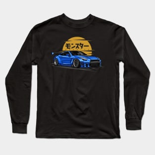 JDM Monster GTR R-35 (Blue) Long Sleeve T-Shirt